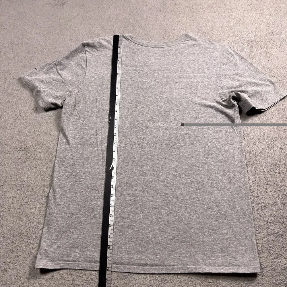 Nike T-Shirt Men's L Pittsburgh Steelers NFL Football Gray Athletic Cut